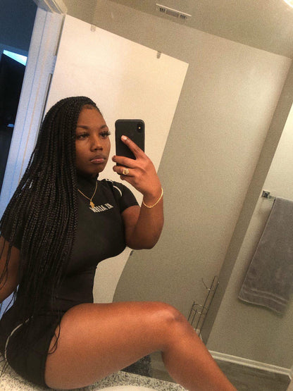 "Area 51" Romper - Black