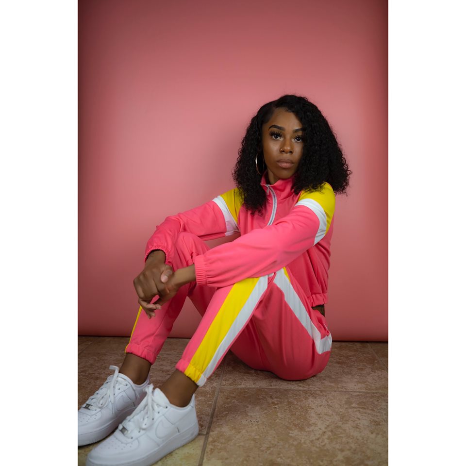 Don't Sweat It Two Piece Tracksuit - Pink