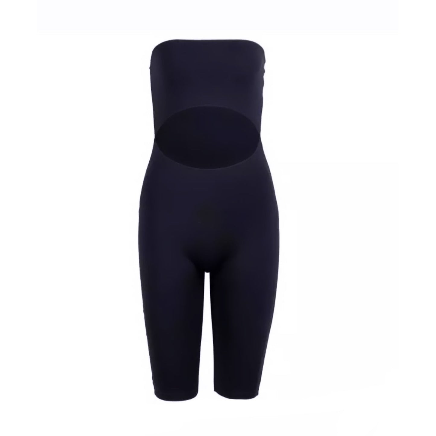 "Lil Ting" Cut-Out Romper - Black