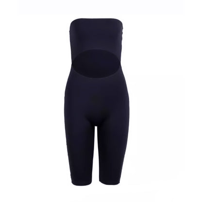 "Lil Ting" Cut-Out Romper - Black