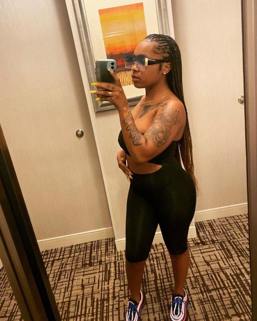 "Lil Ting" Cut-Out Romper - Black